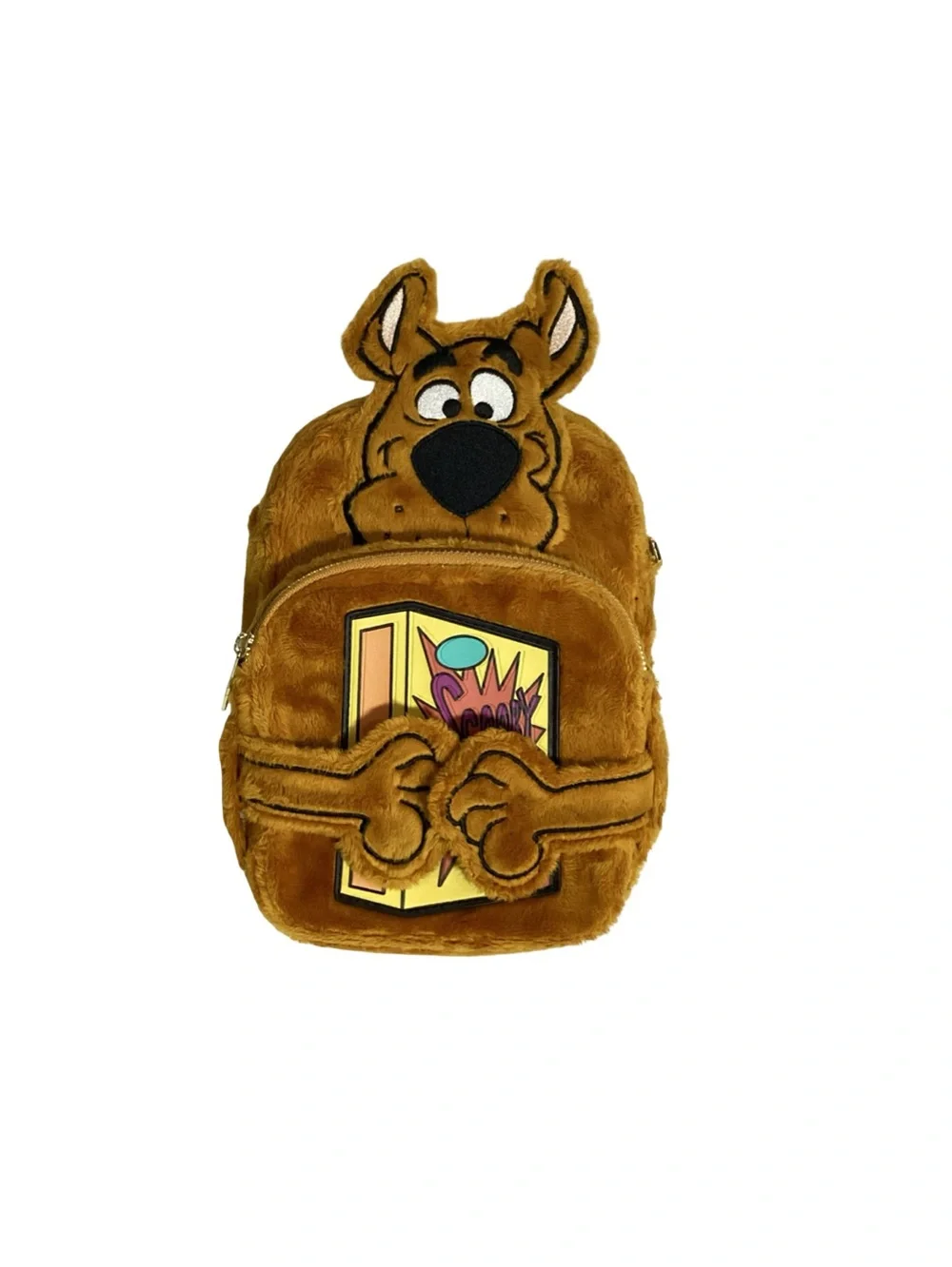 Loungefly Scooby Doo Plush Crossbuddies Crossbody Bag Removable Snack Pouch EUC